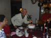 Dad blowing Candles