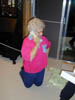 Edith on the phone