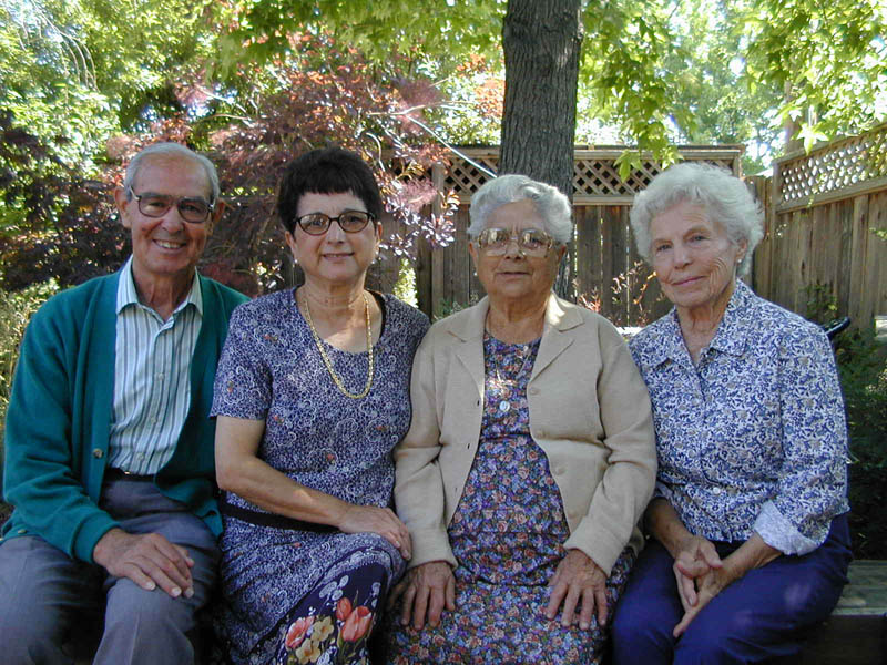 Dad, Mom, Nonna, Edith