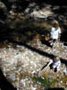 Girls near Creek